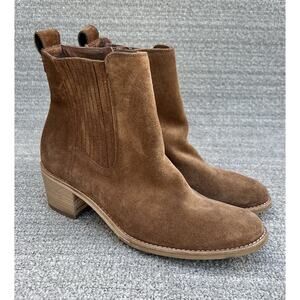 PAUL GREEN Sante Brown Suede Comfortable Boots Women's Size 6 US NEW